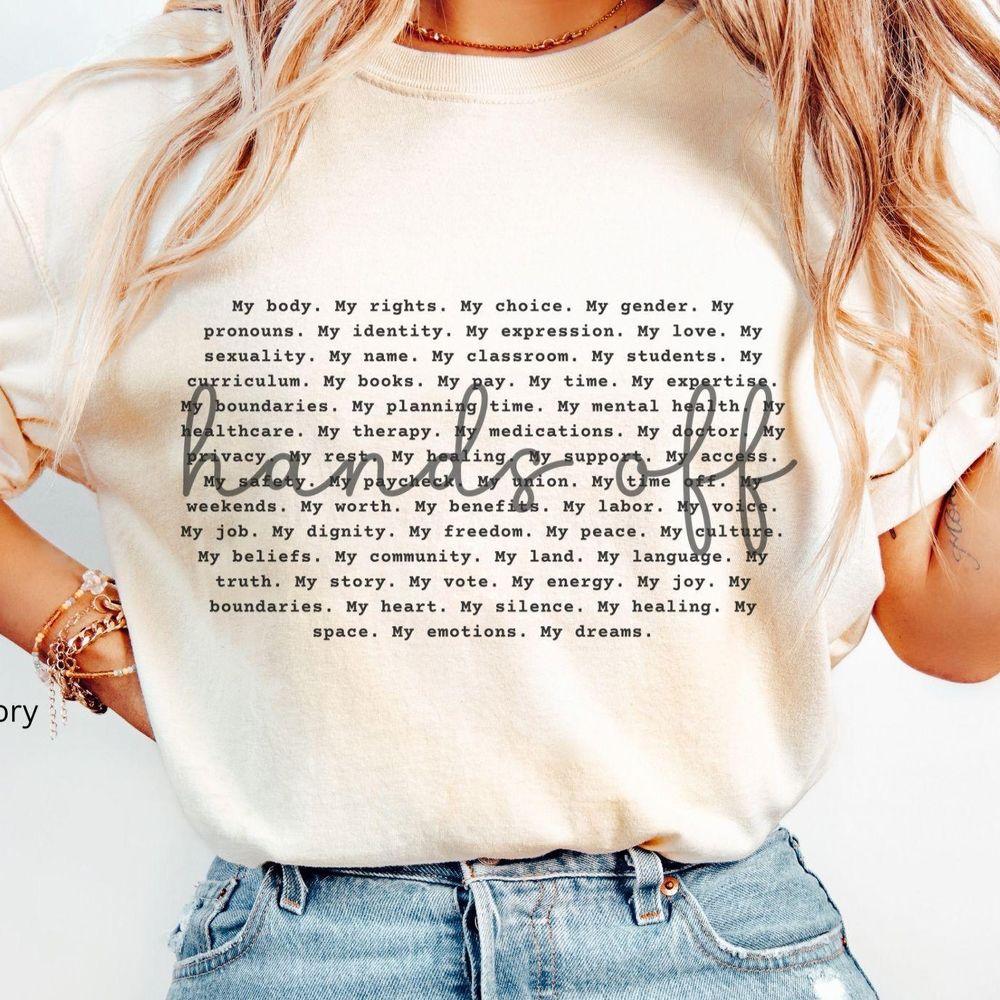 Hands Off Political Statement Anti Trump Elon Musk Awesome Shirt